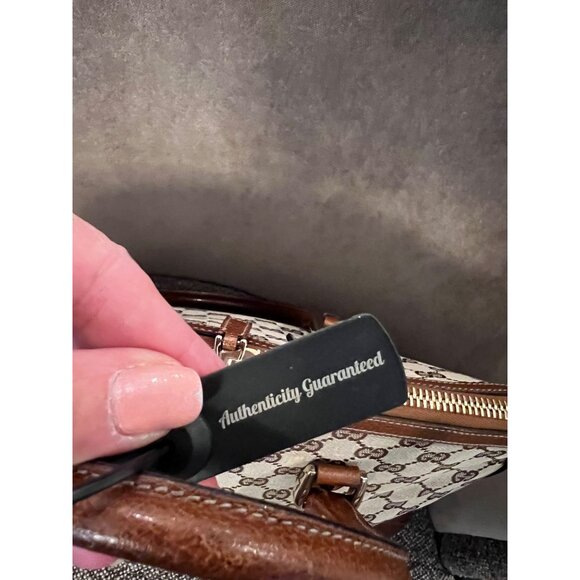 Gucci GG Supreme Handbag - Canvas & Leather - Picture 3 of 13